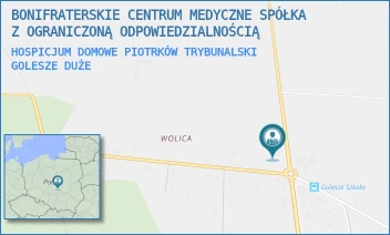 HOSPICJUM DOMOWE PIOTRKÓW TRYBUNALSKI - BONIFRATERSKIE CENTRUM MEDYCZNE SPÓŁKA Z OGRANICZONĄ ODPOWIEDZIALNOŚCIĄ - UL. 27,  GOLESZE DUŻE