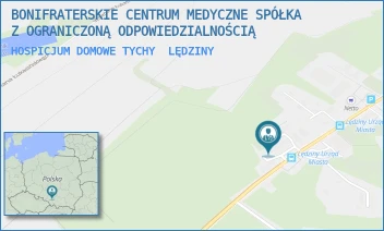 HOSPICJUM DOMOWE TYCHY - BONIFRATERSKIE CENTRUM MEDYCZNE SPÓŁKA Z OGRANICZONĄ ODPOWIEDZIALNOŚCIĄ - UL. LĘDZIŃSKA 24/A 0.17,  LĘDZINY