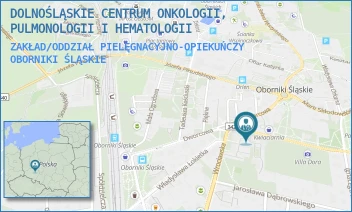 ZAKŁAD/ODDZIAŁ PIELĘGNACYJNO-OPIEKUŃCZY - DOLNOŚLĄSKIE CENTRUM ONKOLOGII, PULMONOLOGII I HEMATOLOGII - TRZEBNICKA 3-5,  OBORNIKI ŚLĄSKIE