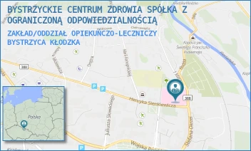 ZAKŁAD/ODDZIAŁ OPIEKUŃCZO-LECZNICZY - BYSTRZYCKIE CENTRUM ZDROWIA SPÓŁKA Z OGRANICZONĄ ODPOWIEDZIALNOŚCIĄ - UL. STEFANA OKRZEI 49,  BYSTRZYCA KŁODZKA