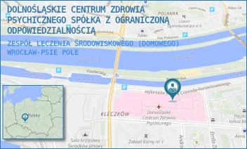 ZESPÓŁ LECZENIA ŚRODOWISKOWEGO (DOMOWEGO) - DOLNOŚLĄSKIE CENTRUM ZDROWIA PSYCHICZNEGO SPÓŁKA Z OGRANICZONĄ ODPOWIEDZIALNOŚCIĄ - WYBRZEŻE J. CONRADA-KORZENIOWSKIEGO 18,  WROCŁAW-PSIE POLE