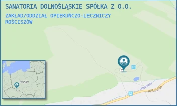 ZAKŁAD/ODDZIAŁ OPIEKUŃCZO-LECZNICZY - SANATORIA DOLNOŚLĄSKIE SPÓŁKA Z O.O. - ROŚCISZÓW 11,  ROŚCISZÓW