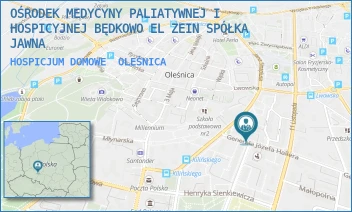 HOSPICJUM DOMOWE - OŚRODEK MEDYCYNY PALIATYWNEJ I HOSPICYJNEJ BĘDKOWO EL ZEIN SPÓŁKA KOMANDYTOWA - UL. GEN. JÓZEFA HALLERA 25, OLEŚNICA