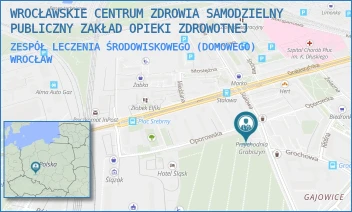 ZESPÓŁ LECZENIA ŚRODOWISKOWEGO (DOMOWEGO) - WROCŁAWSKIE CENTRUM ZDROWIA SAMODZIELNY PUBLICZNY ZAKŁAD OPIEKI ZDROWOTNEJ - UL. STALOWA 50,  WROCŁAW