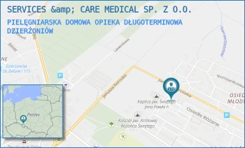 PIELĘGNIARSKA DOMOWA OPIEKA DŁUGOTERMINOWA - SERVICES & CARE MEDICAL SP. Z O.O. - UL. OS. RÓŻANE 11K, DZIERŻONIÓW