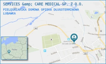 PIELĘGNIARSKA DOMOWA OPIEKA DŁUGOTERMINOWA - SERVICES & CARE MEDICAL SP. Z O.O. - UL. KOŚCIUSZKI 19, LUBAWKA