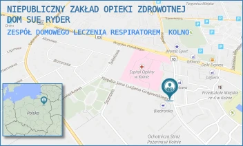 ZESPÓŁ DOMOWEGO LECZENIA RESPIRATOREM - NIEPUBLICZNY ZAKŁAD OPIEKI ZDROWOTNEJ DOM SUE RYDER - WINCENTEGO WITOSA 3A/5,  KOLNO