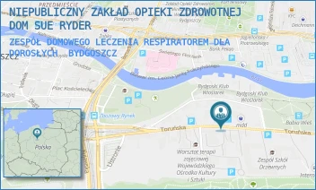 ZESPÓŁ DOMOWEGO LECZENIA RESPIRATOREM DLA DOROSŁYCH - NIEPUBLICZNY ZAKŁAD OPIEKI ZDROWOTNEJ DOM SUE RYDER - TORUŃSKA 29,  BYDGOSZCZ
