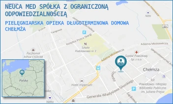 PIELĘGNIARSKA OPIEKA DŁUGOTERMINOWA DOMOWA - ŚWIAT ZDROWIA OPERATOR MEDYCZNY SP. Z O.O - SZEWSKA 10/1,  CHEŁMŻA