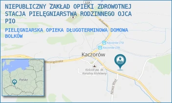 PIELĘGNIARSKA OPIEKA DŁUGOTERMINOWA DOMOWA - NIEPUBLICZNY ZAKŁAD OPIEKI ZDROWOTNEJ STACJA PIELĘGNIARSTWA RODZINNEGO OJCA PIO - UL. KAMIENNOGÓRSKA 3, BOLKÓW