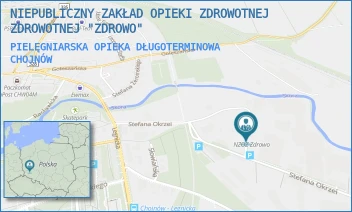 PIELĘGNIARSKA OPIEKA DŁUGOTERMINOWA - NIEPUBLICZNY ZAKŁAD OPIEKI ZDROWOTNEJ ZDROWOTNEJ "ZDROWO" - UL. STEFANA OKRZEI 11,  CHOJNÓW