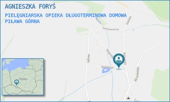 PIELĘGNIARSKA OPIEKA DŁUGOTERMINOWA DOMOWA - AGNIESZKA FORYŚ - UL. KOŚMIŃSKA 43,  PIŁAWA GÓRNA
