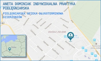 PIELĘGNIARSKA OPIEKA DŁUGOTERMINOWA - ANETA DOMINIAK INDYWIDUALNA PRAKTYKA PIELĘGNIARSKA - UL. SREBRNA 6,  DZIERŻONIÓW