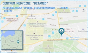 PIELĘGNIARSKA OPIEKA DŁUGOTERMINOWA - CHEŁM - BETAMED S.A. - JULIUSZA SŁOWACKIEGO 33,  CHEŁM