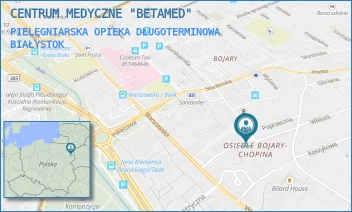 PIELĘGNIARSKA OPIEKA DŁUGOTERMINOWA - CENTRUM MEDYCZNE "BETAMED" - STANISŁAWA BUKOWSKIEGO 1/2,  BIAŁYSTOK