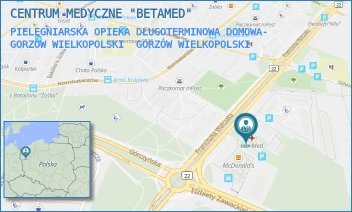 PIELĘGNIARSKA OPIEKA DŁUGOTERMINOWA DOMOWA- GORZÓW WIELKOPOLSKI - CENTRUM MEDYCZNE "BETAMED" - UL. FRANCISZKA WALCZAKA 41 B,  GORZÓW WIELKOPOLSKI
