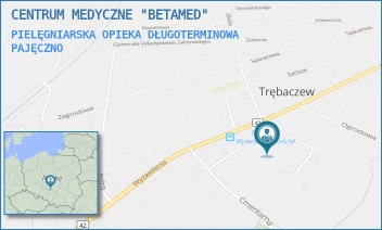 PIELĘGNIARSKA OPIEKA DŁUGOTERMINOWA - CENTRUM MEDYCZNE "BETAMED" - UL. WIŚNIOWA 1,  PAJĘCZNO