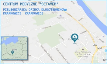 PIELĘGNIARSKA OPIEKA DŁUGOTERMINOWA KRAPKOWICE - CENTRUM MEDYCZNE "BETAMED" - UL. SZKOLNA 7,  KRAPKOWICE