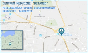 PIELĘGNIARSKA OPIEKA DŁUGOTERMINOWA - GŁUBCZYCE - CENTRUM MEDYCZNE "BETAMED" - UL. HENRYKA SIENKIEWICZA 1,  GŁUBCZYCE