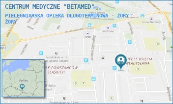 PIELĘGNIARSKA OPIEKA DŁUGOTERMINOWA - ŻORY - CENTRUM MEDYCZNE "BETAMED" - UL. OS. KSIĘCIA WŁADYSŁAWA 27, ŻORY