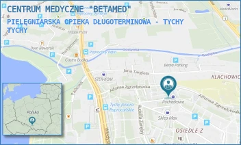 PIELĘGNIARSKA OPIEKA DŁUGOTERMINOWA - TYCHY - CENTRUM MEDYCZNE "BETAMED" - UL. ALFONSA ZGRZEBNIOKA 22, TYCHY