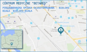 PIELEGNIARSKA OPIEKA DŁUGOTERMINOWA - BIELSKO BIAŁA - CENTRUM MEDYCZNE "BETAMED" - UL. BOLESŁAWA PRUSA 61,  BIELSKO-BIAŁA