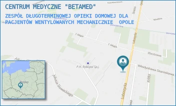 ZESPÓŁ DŁUGOTERMINOWEJ OPIEKI DOMOWEJ DLA PACJENTÓW WENTYLOWANYCH MECHANICZNIE - CENTRUM MEDYCZNE "BETAMED" - UL. LUBOSZYCKA 36,  OPOLE