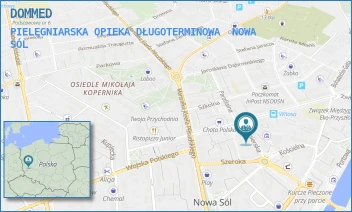 PIELĘGNIARSKA OPIEKA DŁUGOTERMINOWA - DOMMED - UL. KUŚNIERSKA 5,  NOWA SÓL