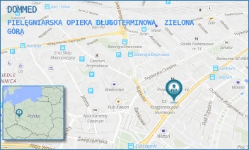 PIELĘGNIARSKA OPIEKA DŁUGOTERMINOWA - DOMMED - UL. BOHATERÓW WESTERPLATTE 9,  ZIELONA GÓRA