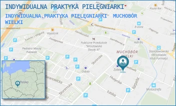 INDYWIDUALNA PRAKTYKA PIELĘGNIARKI - INDYWIDUALNA PRAKTYKA PIELĘGNIARKI - UL. NOWOHUCKA 2,  MUCHOBÓR WIELKI