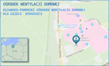 KUJAWSKO-POMORSKI OŚRODEK WENTYLACJI DOMOWEJ DLA DZIECI - MEDYCYNA SPECJALISTYCZNA SP. Z O.O - NIEPUBLICZNY SPECJALISTYCZNY ZAKŁAD OPIEKI ZDROWOTNEJ W BYDGOSZCZY - DOM PACJENTA .,  BYDGOSZCZ