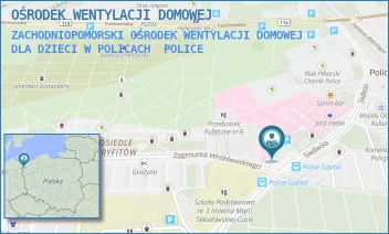 ZACHODNIOPOMORSKI OŚRODEK WENTYLACJI DOMOWEJ DLA DZIECI W POLICACH - MEDYCYNA SPECJALISTYCZNA SP. Z O.O - NIEPUBLICZNY SPECJALISTYCZNY ZAKŁAD OPIEKI ZDROWOTNEJ W BYDGOSZCZY - SIEDLECKA 2A,  POLICE