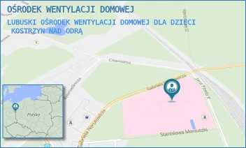 LUBUSKI OŚRODEK WENTYLACJI DOMOWEJ DLA DZIECI - MEDYCYNA SPECJALISTYCZNA SP. Z O.O - NIEPUBLICZNY SPECJALISTYCZNY ZAKŁAD OPIEKI ZDROWOTNEJ W BYDGOSZCZY - UL. GABRIELA NARUTOWICZA 6,  KOSTRZYN NAD ODRĄ