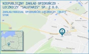 ZAKŁAD/ODDZIAŁ OPIEKUŃCZO-LECZNICZY - NIEPUBLICZNY ZAKŁAD OPIEKUŃCZO - LECZNICZY "SALUTARIS" SP. Z O.O. - UL. SPACEROWA 5,  ZŁOTY STOK