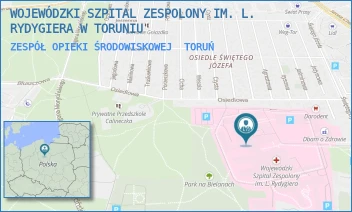 ZESPÓŁ OPIEKI ŚRODOWISKOWEJ - WOJEWÓDZKI SZPITAL ZESPOLONY IM. L. RYDYGIERA W TORUNIU - ŚW. JÓZEFA 53-59,  TORUŃ