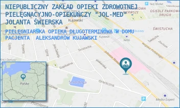 PIELĘGNIARSKA OPIEKA DŁUGOTERMINOWA W DOMU PACJENTA - NIEPUBLICZNY ZAKŁAD OPIEKI ZDROWOTNEJ PIELĘGNACYJNO-OPIEKUŃCZY "JOL-MED" - JOLANTA ŚWIERSKA - SŁOWACKIEGO 20A,  ALEKSANDRÓW KUJAWSKI