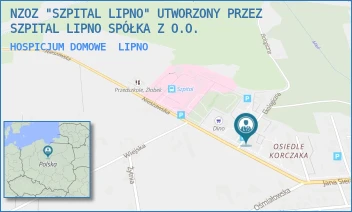 HOSPICJUM DOMOWE - NZOZ "SZPITAL LIPNO" UTWORZONY PRZEZ SZPITAL LIPNO SPÓŁKA Z O.O. - NIESZAWSKA 6,  LIPNO