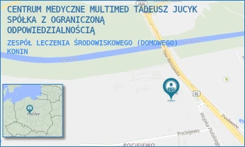 ZESPÓŁ LECZENIA ŚRODOWISKOWEGO (DOMOWEGO) - CENTRUM MEDYCZNE MULTIMED TADEUSZ JUCYK SPÓŁKA Z OGRANICZONĄ ODPOWIEDZIALNOŚCIĄ - WOJSKA POLSKIEGO 33B,  KONIN