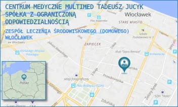 ZESPÓŁ LECZENIA ŚRODOWISKOWEGO (DOMOWEGO) - CENTRUM MEDYCZNE MULTIMED TADEUSZ JUCYK SPÓŁKA Z OGRANICZONĄ ODPOWIEDZIALNOŚCIĄ - PIEKARSKA 5,  WŁOCŁAWEK