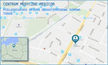 PIELĘGNIARSKA OPIEKA DŁUGOTERMINOWA DOMOWA - CENTRUM MEDYCZNE MEDICOR - OLSZTYŃSKA 18B,  TORUŃ