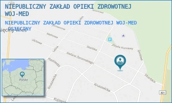 NIEPUBLICZNY ZAKŁAD OPIEKI ZDROWOTNEJ WOJ-MED - NIEPUBLICZNY ZAKŁAD OPIEKI ZDROWOTNEJ WOJ-MED - SKARBKA 42,  OSIĘCINY