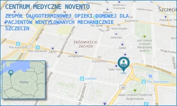 ZESPÓŁ DŁUGOTERMINOWEJ OPIEKI DOMOWEJ DLA PACJENTÓW WENTYLOWANYCH MECHANICZNIE - NOVENTO SPÓŁKA Z OGRANICZONĄ ODPOWIEDZIALNOŚCIĄ SPÓŁKA JAWNA - MIKOŁAJA KOPERNIKA 1/1,  SZCZECIN