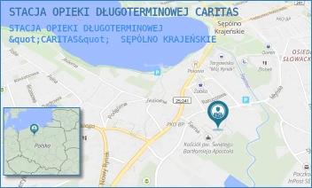 STACJA OPIEKI DŁUGOTERMINOWEJ "CARITAS" - STACJA OPIEKI DŁUGOTERMINOWEJ CARITAS - KOŚCIELNA 8/2,  SĘPÓLNO KRAJEŃSKIE