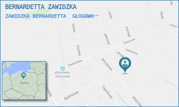 ZAWIDZKA BERNARDETTA - BERNARDETTA ZAWIDZKA - JARZĘBINOWA 4,  GŁOGOWO