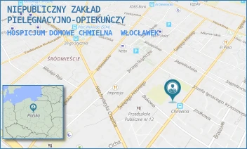 HOSPICJUM DOMOWE CHMIELNA - NIEPUBLICZNY ZAKŁAD PIELĘGNACYJNO-OPIEKUŃCZY - CHMIELNA 24/215-218,  WŁOCŁAWEK