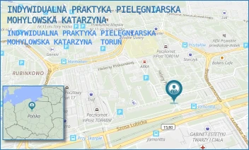 INDYWIDUALNA PRAKTYKA PIELĘGNIARSKA MOHYLOWSKA KATARZYNA - INDYWIDUALNA PRAKTYKA PIELĘGNIARSKA MOHYLOWSKA KATARZYNA - HELENY PISKORSKIEJ 2B/24,  TORUŃ