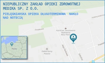 PIELĘGNIARSKA OPIEKA DŁUGOTERMINOWA - NIEPUBLICZNY ZAKŁAD OPIEKI ZDROWOTNEJ  MEDIKA SP. Z O.O. - SZKOLNA 4,  NAKŁO NAD NOTECIĄ