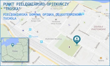 PIELĘGNIARSKA DOMOWA OPIEKA DŁUGOTERMINOWA - PUNKT PIELĘGNIARSKO-OPIEKUŃCZY "TROSKA" - PIASTOWSKA 25A,  TUCHOLA