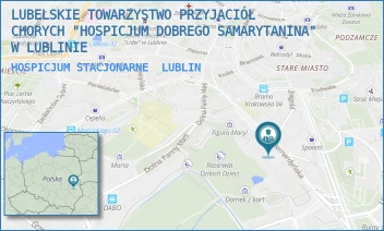 HOSPICJUM STACJONARNE - LUBELSKIE TOWARZYSTWO PRZYJACIÓŁ CHORYCH "HOSPICJUM DOBREGO SAMARYTANINA" W LUBLINIE - BERNARDYŃSKA 11A,  LUBLIN