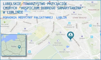 PORADNIA MEDYCYNY PALIATYWNEJ - LUBELSKIE TOWARZYSTWO PRZYJACIÓŁ CHORYCH "HOSPICJUM DOBREGO SAMARYTANINA" W LUBLINIE - BERNARDYŃSKA 11A,  LUBLIN